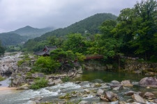 함양, 낮은 구름 속의 선비길 - -───♣회원자작사진 - 아름다운황혼열차(黃昏列車) 함양, 낮은 구름 속의 선비길