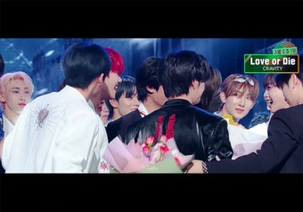 더쿠 - 데뷔 1425일만에 지상파 음악방송 첫 1위 한 크래비티 (소감+앵콜+라방)