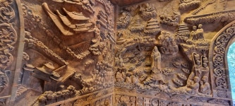 베트남 닌빈 호아루 고대 마을에 있는 Ky Lan Tu Stupa(은탑)방문기 | 네이트 판