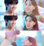 더쿠 - 서로 바라보면서 웃다가 목하가 기호 얼굴 잡고 기호 표정변하면서 목하 선키스