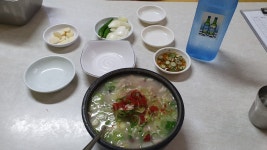 울산에서 먹은 돼지국밥