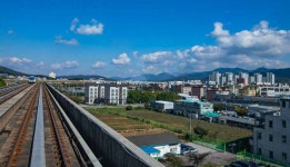 용인경전철 에버랜드가는길 - ――······· 자연풍경 사진 - 너에게 편지를 용인경전철 에버랜드가는길