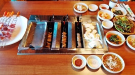 강화도 애견동반식당, 회전 오리구이 전문점 연미정 회전오리