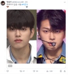 더쿠 - 팬들 취향 살짝 갈릴거 같은 아이돌 비주얼 담당멤버 헤어 차이.jpg