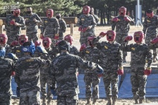 해병닷컴 - 해병대 신병 1286기 3교육대 4주차 - 목봉체조, 참호격투 훈련
