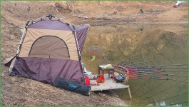 바람따라 구름따라 1136회( 밤실지) :: 토종붕어를 사랑하는 사람들