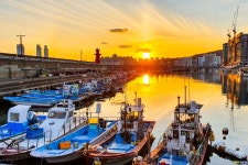 코리아배낭여행 :: 부산여행 광안리 민락수변공원 민락항 일몰 부산여행 광안리 민락수변공원 민락항 일몰