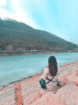 안동 암산유원지에서 겨울 스냅사진 촬영