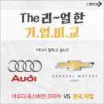 외국계 자동차 회사 리얼비교, 아우디폭스바겐 vs 한국지엠 | 캐치