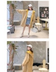 보나바 모던 루즈핏 후드 트렌치 코트 H1214