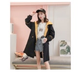 보나바 모던 루즈핏 후드 트렌치 코트 H1214