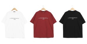 로스엔젤레스 레터링 반팔티 - 붐스타일 로스엔젤레스 레터링 반팔티