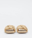 Womens LIDO FLAT SANDALS in BEIGE | Bottega Veneta® AE