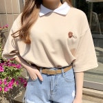 ♥불량소녀♥ 이뻐지는 쇼핑몰 불량소녀입니다 ♥ [무료배송] 헬로우 멍멍 카라 반팔티