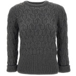 바이스트 명품쇼핑몰 BUYEST 바이스트 명품쇼핑몰 BUYEST|◆당일◆23FW 크리스크로스 케이블 스티치 크루넥 풀오버 니트 메드그레... 