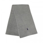 바이스트 명품쇼핑몰 BUYEST 바이스트 명품쇼핑몰 BUYEST|◆당일◆25FW 네이비 포니 자수 골지 머플러 그레이 710886136 003