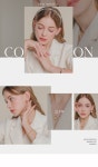 [J.Lauren제이로렌]Color Tweed Simple Line Hair Band H0861 [W CONCEPT]