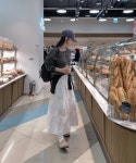바이옌 바바스 셔링 롱스커트