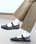 ORCIVAL（オーシバル）の「ORCIVAL/オーシバル　ベルベットストラップシューズ　STRAP SHOES OR-H0136 RVT（バレエシューズ）... 
