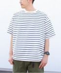 ショートスリーブ　WIDE CREWNECK PULLOVER SHORTSLEEVE OR-C0226 MER（Tシャツ/カットソー）」 - WEAR