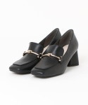 Parade（パレード）の「スクエアトゥビットヒールローファー　6496【Parade】（パンプス）」 - WEAR