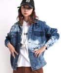 RNA（アールエヌエー）の「J1947 コントラストエフェクトＧジャン（デニムジャケット）」 - WEAR