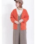 Samansa Mos2（サマンサ モスモス）の「Vネック起毛カーディガン（カーディガン/ボレロ）」 - WEAR