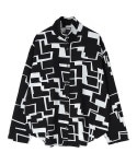 miette（ミエット）の「ﾌﾟﾘﾝﾄﾊｲﾈｯｸｼｬﾂ（シャツ/ブラウス）」 - WEAR