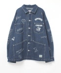 RNA（アールエヌエー）の「J2014 ラクガキ刺繍ワークジャケット（デニムジャケット）」 - WEAR