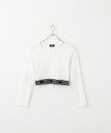 BISKEE（ビスキー）の「裾ロゴスクエアネックカットソー(140cm~160cm)（Tシャツ/カットソー）」 - WEAR
