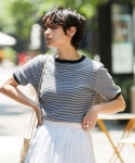 Healthknit（ヘルスニット）の「Healthknit / ヘルスニット 別注 ワッフルボーダーリンガーTシャツ（Tシャツ/カットソー）」 - WEAR