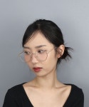 4INT.（フォイント）の「ラウンド メタルフレーム メガネ / UVカット（メガネ）」 - WEAR