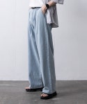 EDDEN ELLEN（エデンエレン）の「【EDDEN ELLEN】タックワイドビンテージウォッシュデニム（デニムパンツ）」 - WEAR