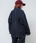 RNA（アールエヌエー）の「J2066 ＢＩＧカバーオール（デニムジャケット）」 - WEAR