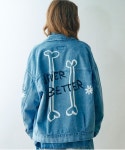 RNA（アールエヌエー）の「J2097 ブリーチ＆プリントＢＩＧワークジャケット（ミリタリージャケット）」 - WEAR