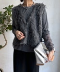 DouDou（ドゥドゥ）の「袖シアーリブTEE（Tシャツ/カットソー）」 - WEAR