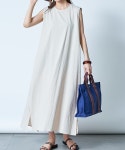 SETUP7（セットアップセブン）の「【SETUP7】リネンタッチノースリーブワンピース SCCH83 ※（ワンピース）」 - WEAR
