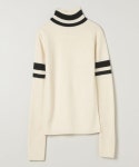 JEANASIS（ジーナシス）の「【Les Fleurs】ラインニットタートル/250037（ニット/セーター）」 - WEAR