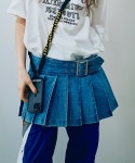 RNA（アールエヌエー）の「G1084 プリーツラップミニスカート（デニムスカート）」 - WEAR