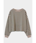 MOUSSY（マウジー）の「STRIPE LOOSE L／S トップス（Tシャツ/カットソー）」 - WEAR
