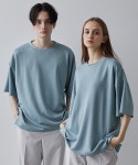 CLEL（クレイル）の「【CLEL】Drape Punch Loose Short Sleeve Cut Sew/ドレープポンチルーズ半袖カットソー（Tシャツ... 