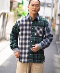 gym master（ジムマスター）の「スナップボタン２ＷＡＹ チェックシャツ（シャツ/ブラウス）」 - WEAR