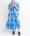 RNA（アールエヌエー）の「G0987 スプリングチェックギャザースカート（スカート）」 - WEAR
