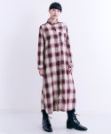 MERLOT（メルロー）の「チェック柄ワンピース1291（シャツワンピース）」 - WEAR