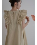 jumelle（ジュメロ）の「linen touch frill op（ワンピース）」 - WEAR
