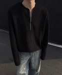 Ressaca（レサーカ）の「オーバーサイズハーフジップロンT（Tシャツ/カットソー）」 - WEAR