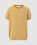 오얼디 | SUGARHILL（シュガーヒル）の「COTTON HALF SLEEVE STRIPE KNIT（ニット/セーター）」 - WEAR