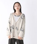 JEANASIS（ジーナシス）の「PaisleyラメキモウVカーディガン/210080（カーディガン/ボレロ）」 - WEAR