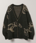 JEANASIS（ジーナシス）の「PaisleyラメキモウVカーディガン/210080（カーディガン/ボレロ）」 - WEAR