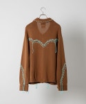 soerte（ソエルテ）の「soerte × camphor wood / HAND STITCH WESTERN KNIT JACKET / ハンドステッチウエスタンニットジャケット... 